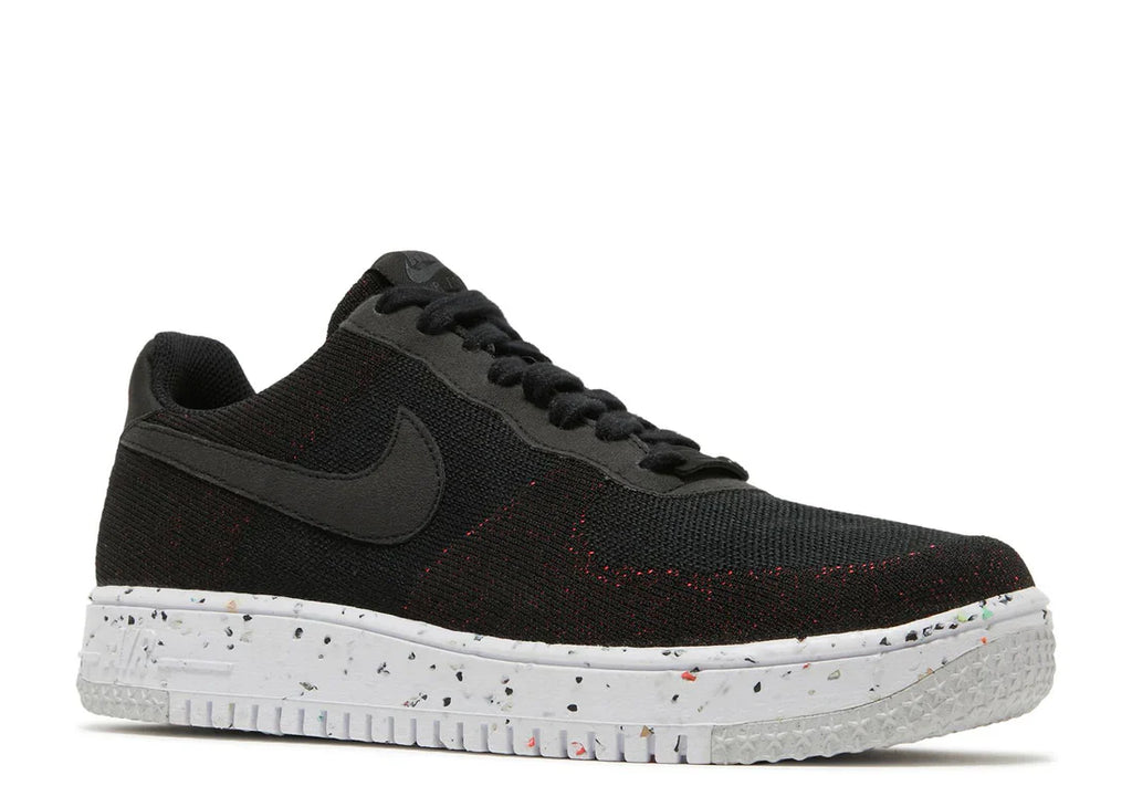 Air Force 1 Low Crater Flyknit Black White